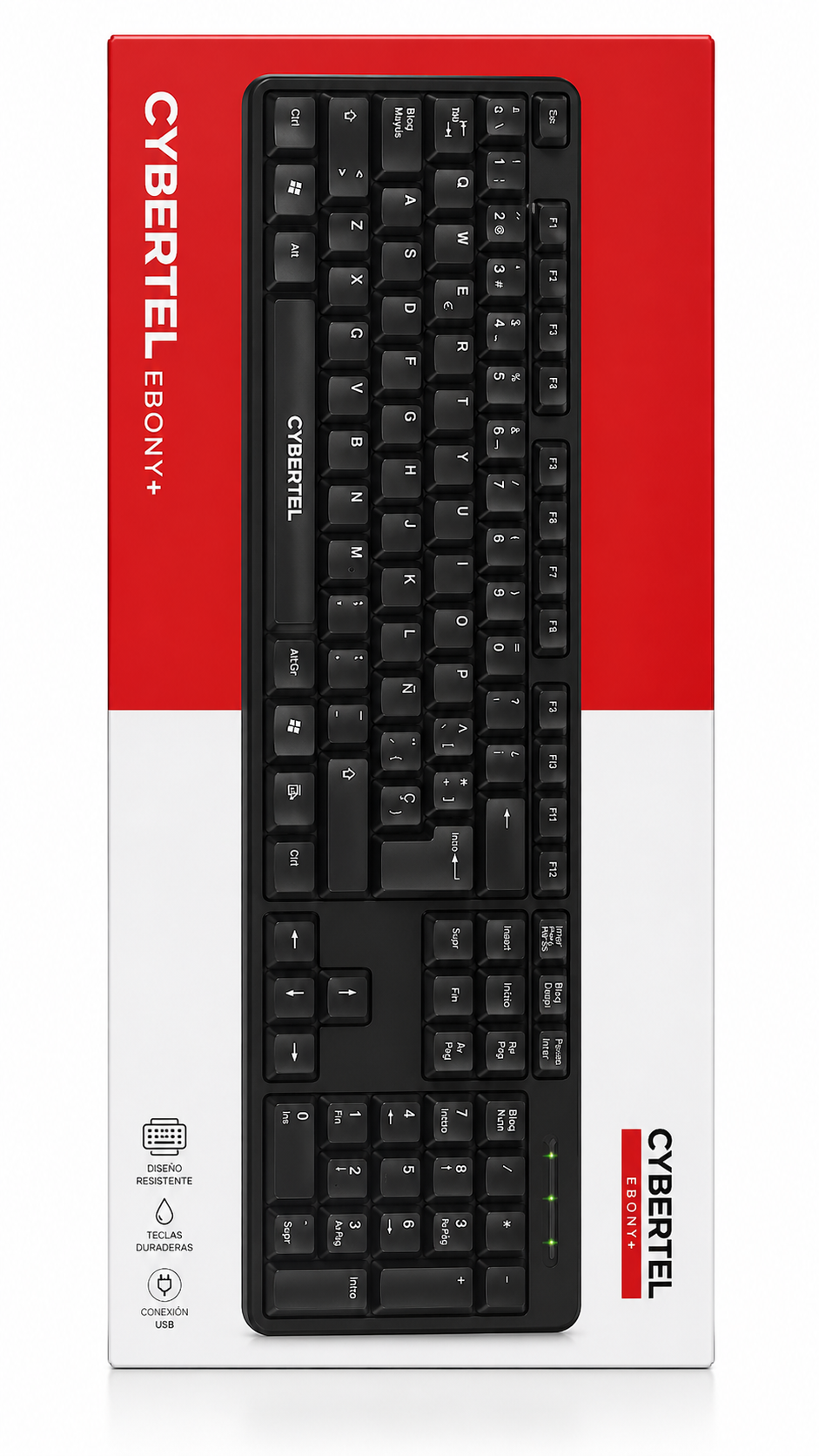 TECLADO CYBERTEL EBONY