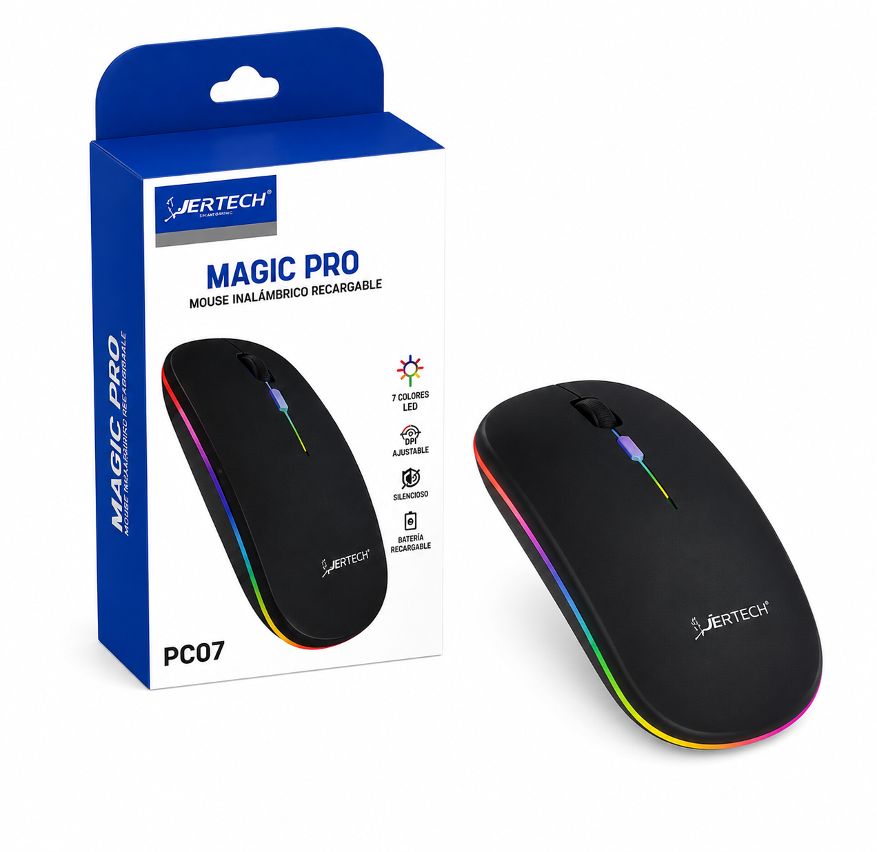 MOUSE MAGIC PRO INALÁMBRICO- RECARGABLE PC07