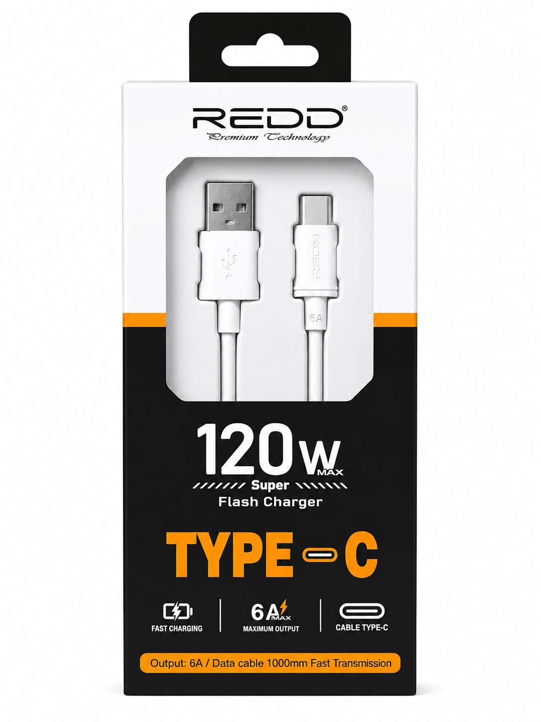 CABLE REDD PREMIUM TECHNOLOGY TYPE-C 120W MAX