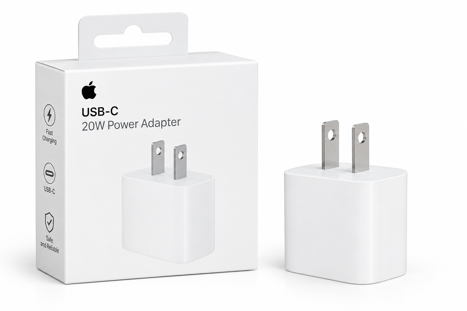 ADAPTADOR  DE 20W PARA APPLE (COMO IPHONE Y IPAD)